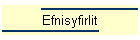 Efnisyfirlit