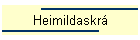 Heimildaskr